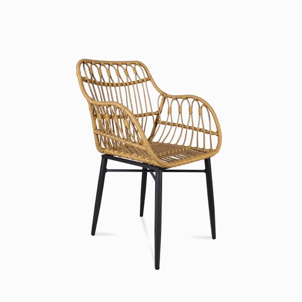 Silla de comedor en rattan ovalada - Imagen 5
