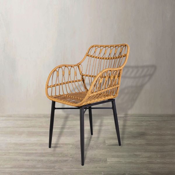 Silla de comedor en rattan ovalada - Imagen 2