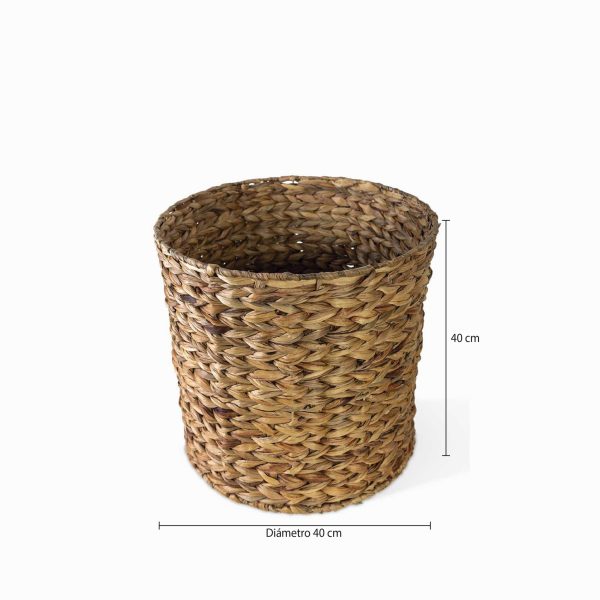 Canasto Circular jacinto de agua 40 cm - Imagen 3