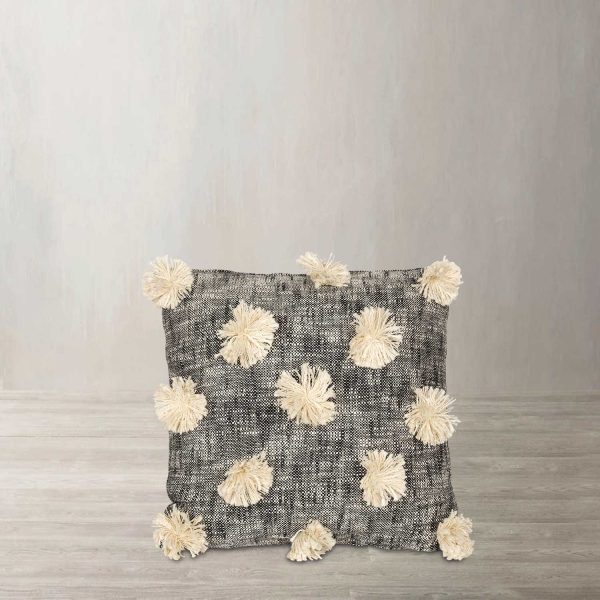 Cojin Pompones Beige - Imagen 2