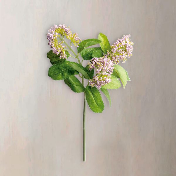 Flor de Tallo Morada 35 cm - Imagen 2