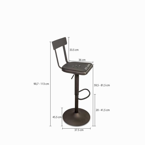 Silla bar Bay Gun - Imagen 3