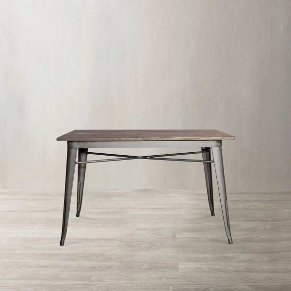 Mesa Industrial con madera gun - Imagen 2