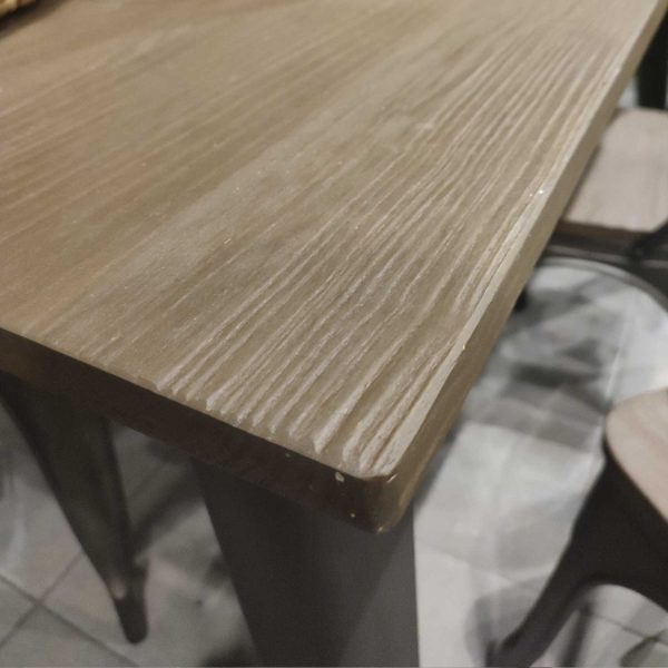 Mesa Industrial con madera gun - Imagen 7