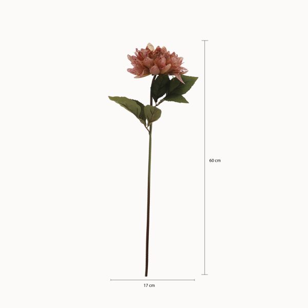 Flor rosa 60cm - Imagen 3