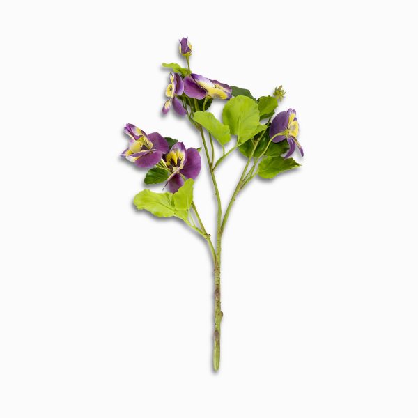 Flor Viola morada 46cm - Imagen 5