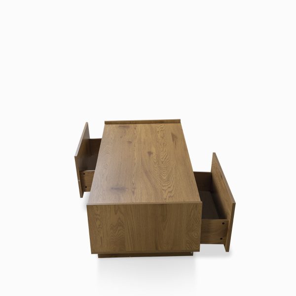 Mesa centro mill color madera 35x120x60 - Imagen 5