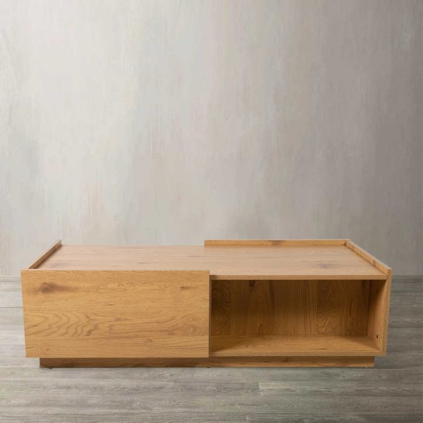 Mesa centro mill color madera 35x120x60 - Imagen 2