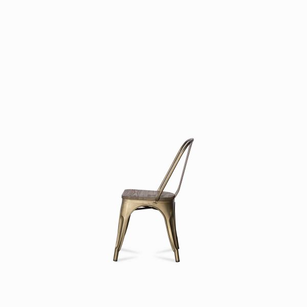 Silla de comedor Industrial en madera Gun - Imagen 5