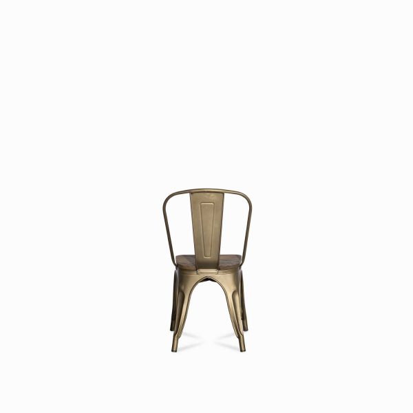 Silla de comedor Industrial en madera Gun - Imagen 6