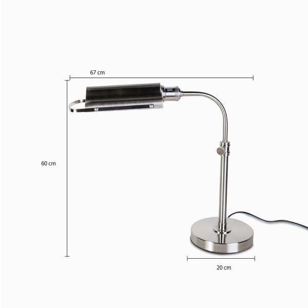 Lámpara de mesa Poste silver - Imagen 2