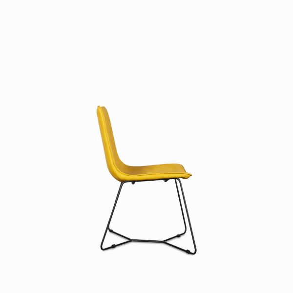 Silla de comedor Slope mostaza - Imagen 5