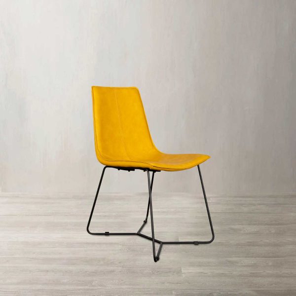 Silla de comedor Slope mostaza - Imagen 2