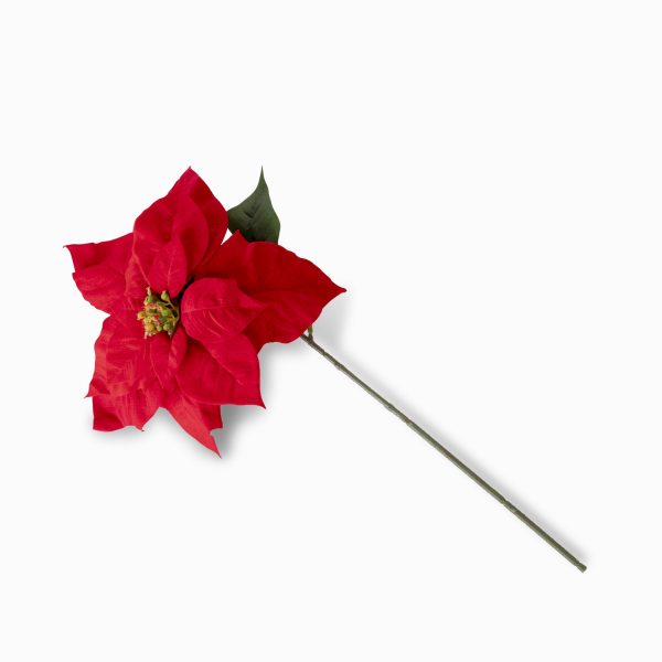 Poinsettia roja 50cm - Imagen 2