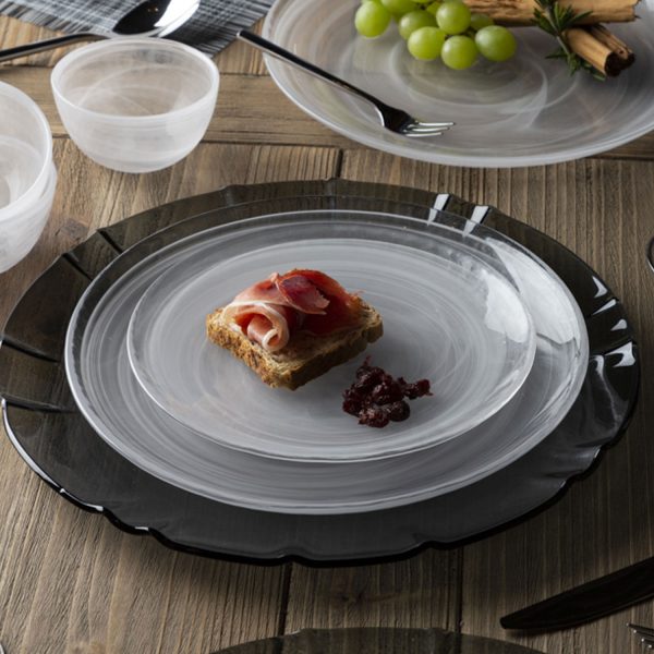 Plato strata blanca 21 cm set x 4 - Imagen 2