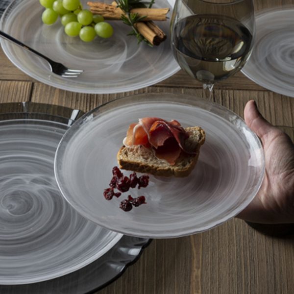 Plato strata blanca 21 cm set x 4 - Imagen 3