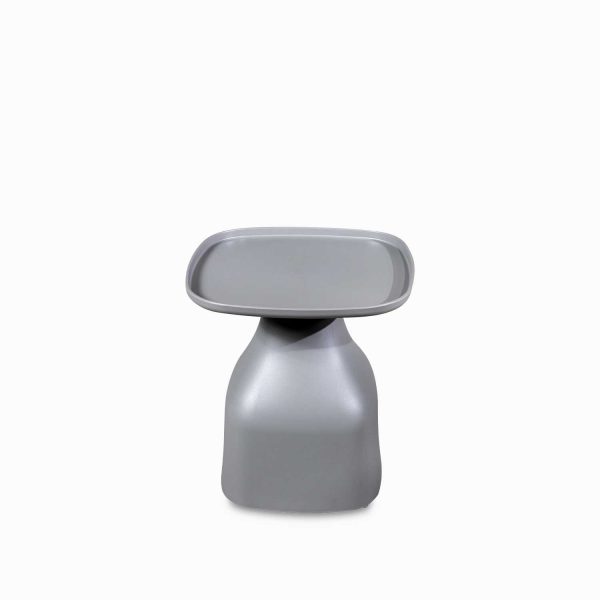 Mesa auxiliar breton gris 50x48x48 - Imagen 5