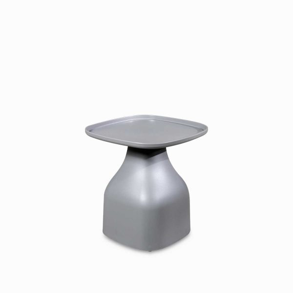 Mesa auxiliar breton gris 50x48x48 - Imagen 6