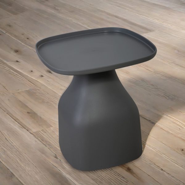 Mesa auxiliar breton gris 50x48x48 - Imagen 3