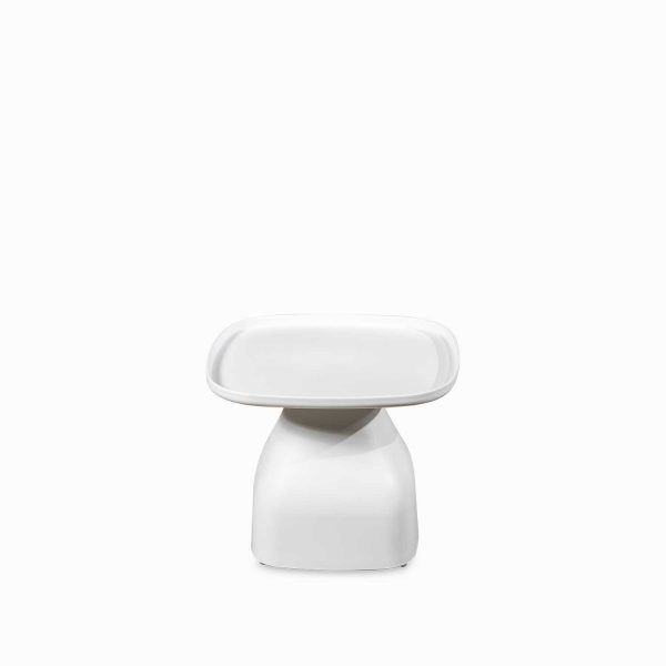 Mesa auxiliar breton blanca 38x48x48 - Imagen 5
