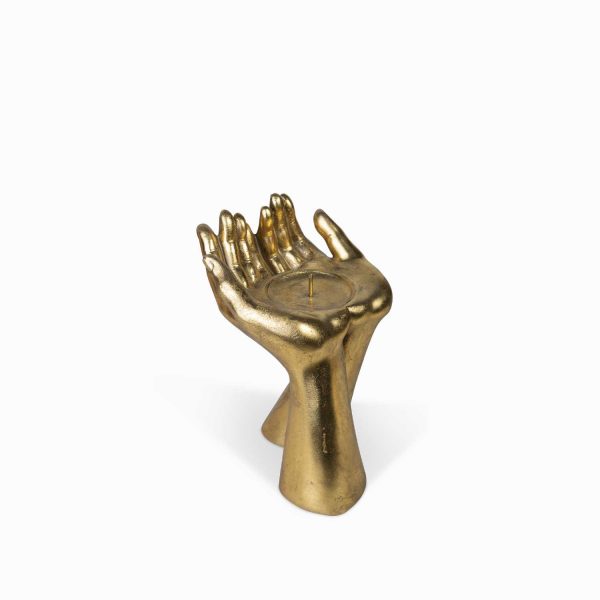 Candelabro mano doble