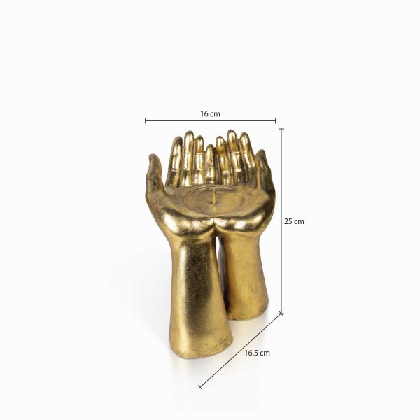 Candelabro mano doble - Imagen 3