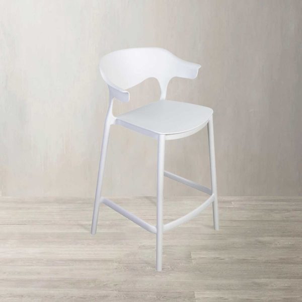 Silla Bull counter blanca - Imagen 2