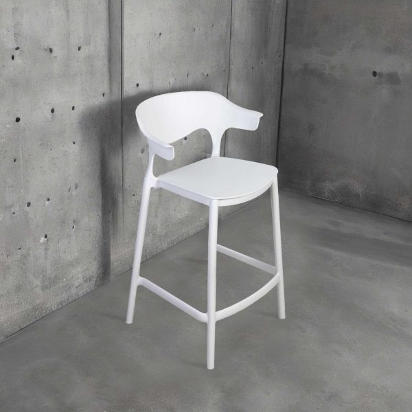 Silla Bull counter blanca - Imagen 4