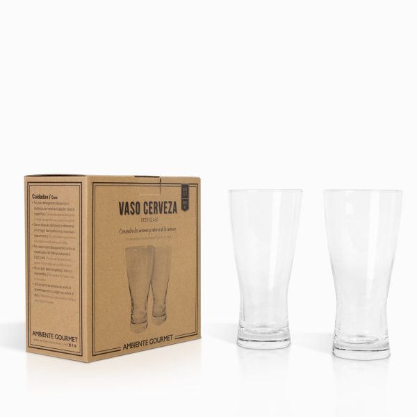 Vaso cerveza 600ml setx2