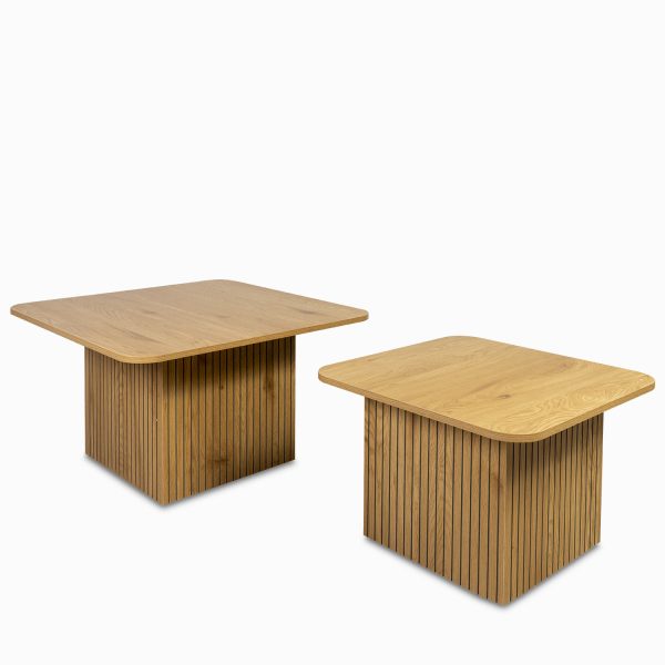 Set de mesas Cubo madera - Imagen 5