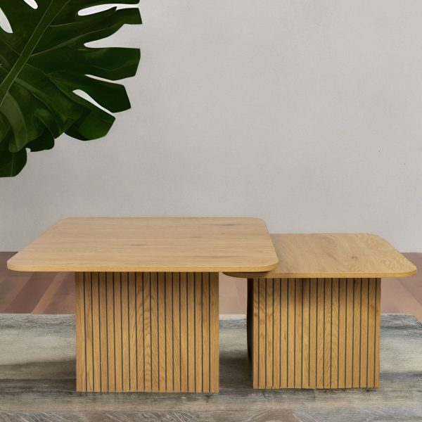 Set de mesas Cubo madera - Imagen 4