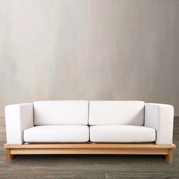 Sofá Base Madera Beige - Imagen 2