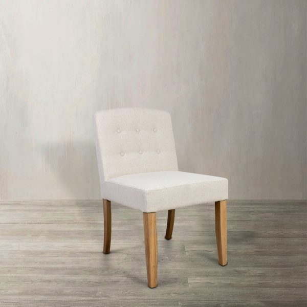 Silla comedor espaldar bajo capitoneado - Imagen 2