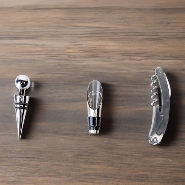 Set para vinos en acero x 3 - Imagen 2