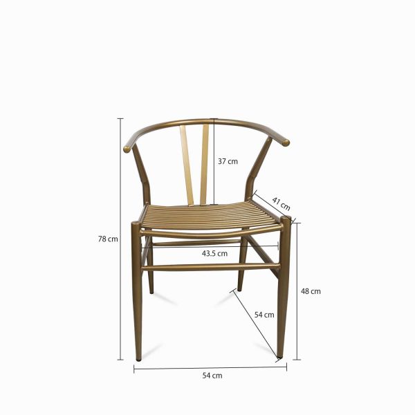 Estructura de la silla Luna Brass - Imagen 3