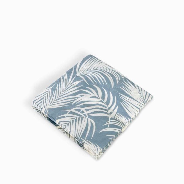 Servilletas hoja palmera gris - Imagen 2