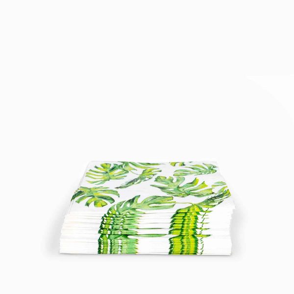 Servilletas hoja monstera 12.5cm - Imagen 2