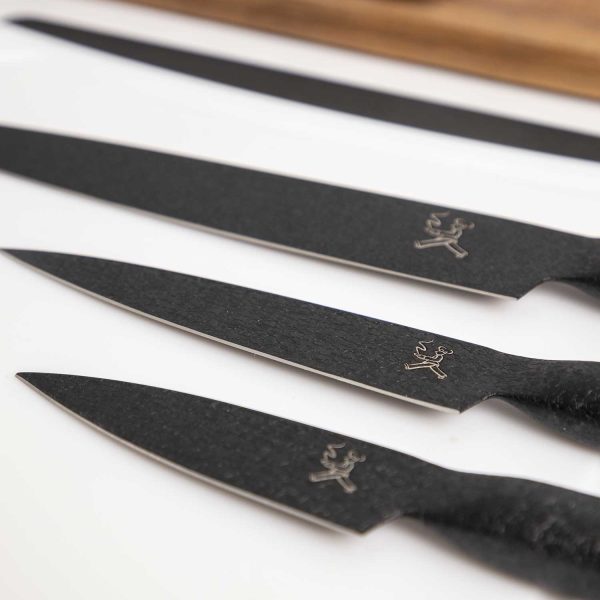 Set x 3 cuchillos negro - Imagen 5
