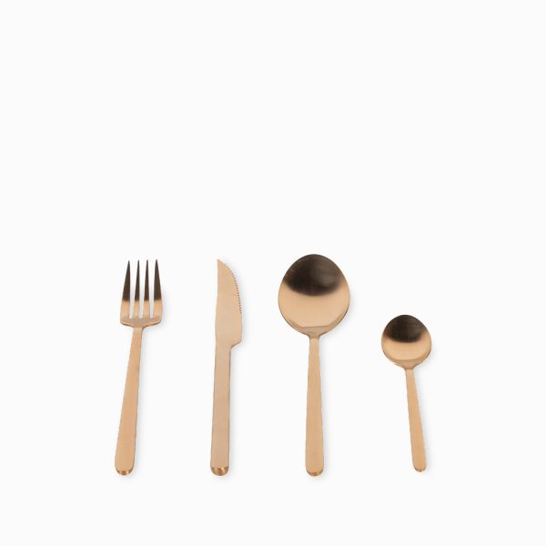 Set de cubiertos alton copper 16 pcs - Imagen 2