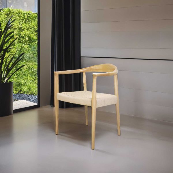 Silla Arco madera de caucho - Imagen 4