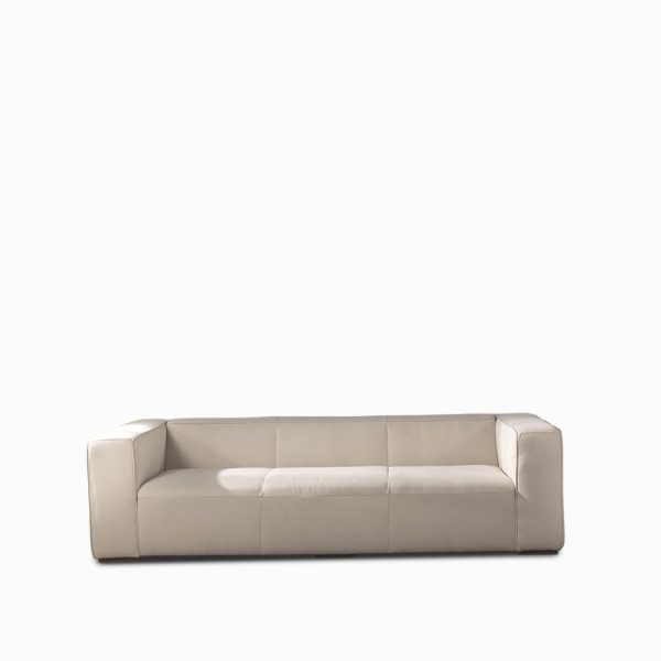 Sofá 3 puestos comfort lino beige