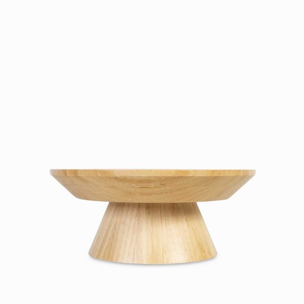 Plato con base en bambu 28cm - Imagen 3