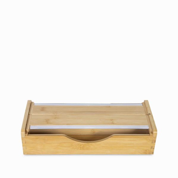 Dispensador para rollo de papel en bambu