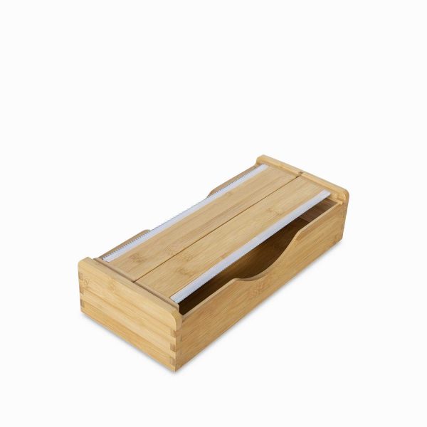 Dispensador para rollo de papel en bambu - Imagen 4