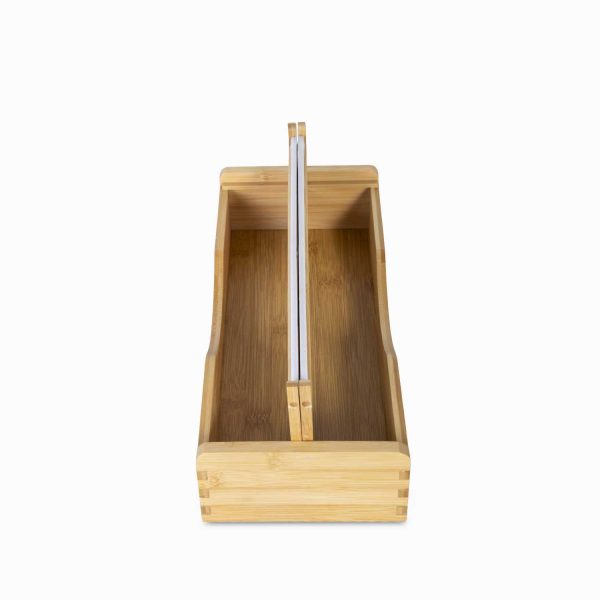 Dispensador para rollo de papel en bambu - Imagen 6