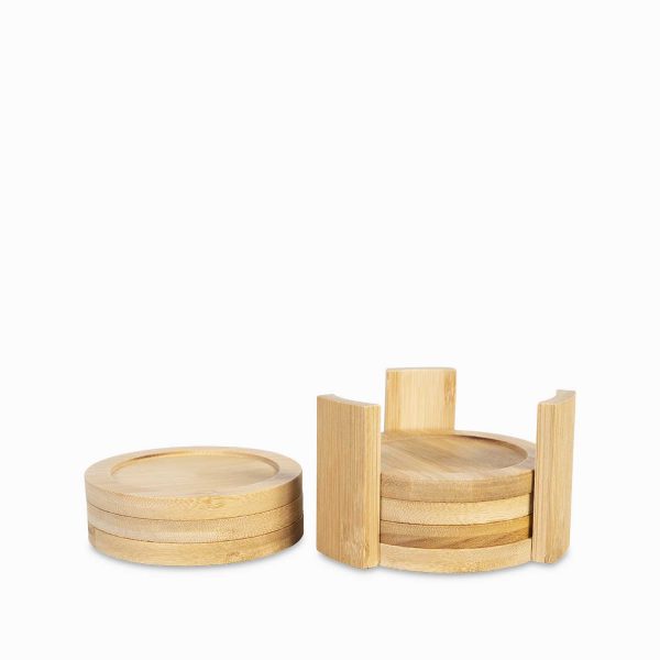 Portavasos en bambu redondo setx6 - Imagen 3