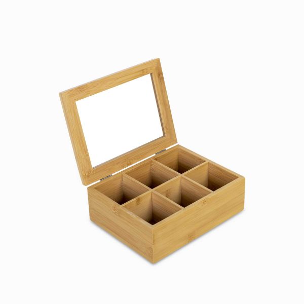 Caja para te en bambu - Imagen 3