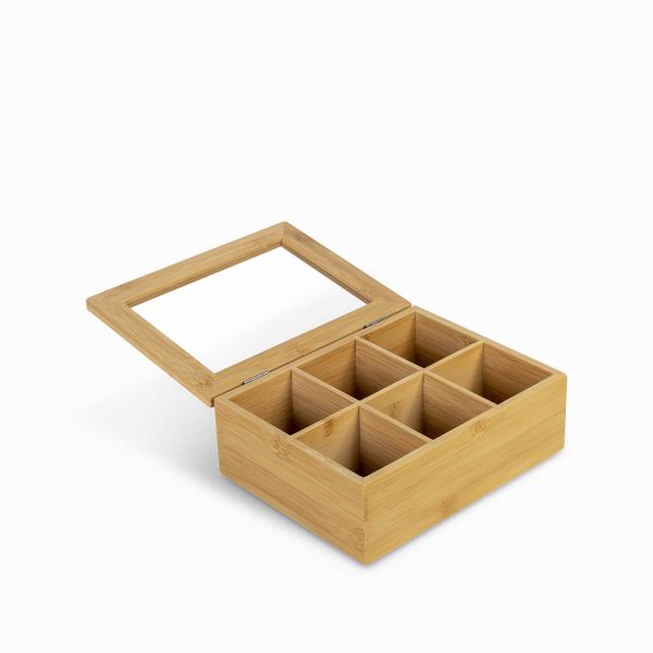 Caja para te en bambu - Imagen 4