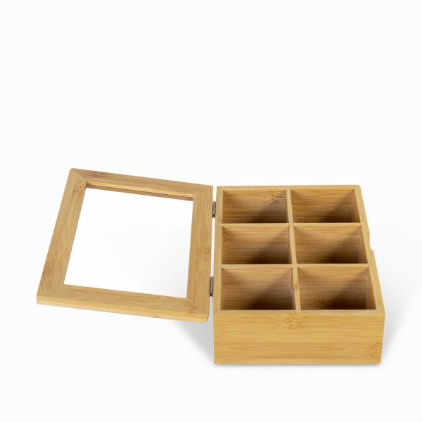 Caja para te en bambu - Imagen 5