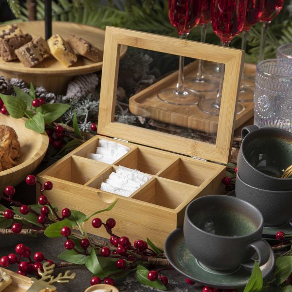 Caja para te en bambu - Imagen 7